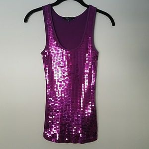 NWOT Express sequin tank top